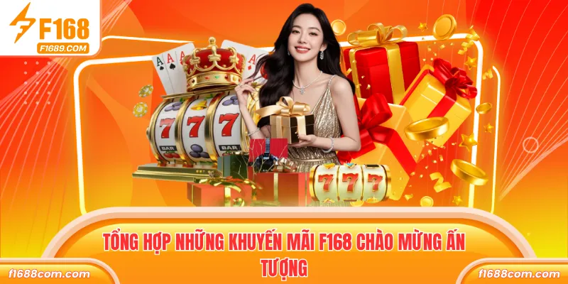 Tổng hợp những khuyến mãi F168 chào mừng ấn tượng